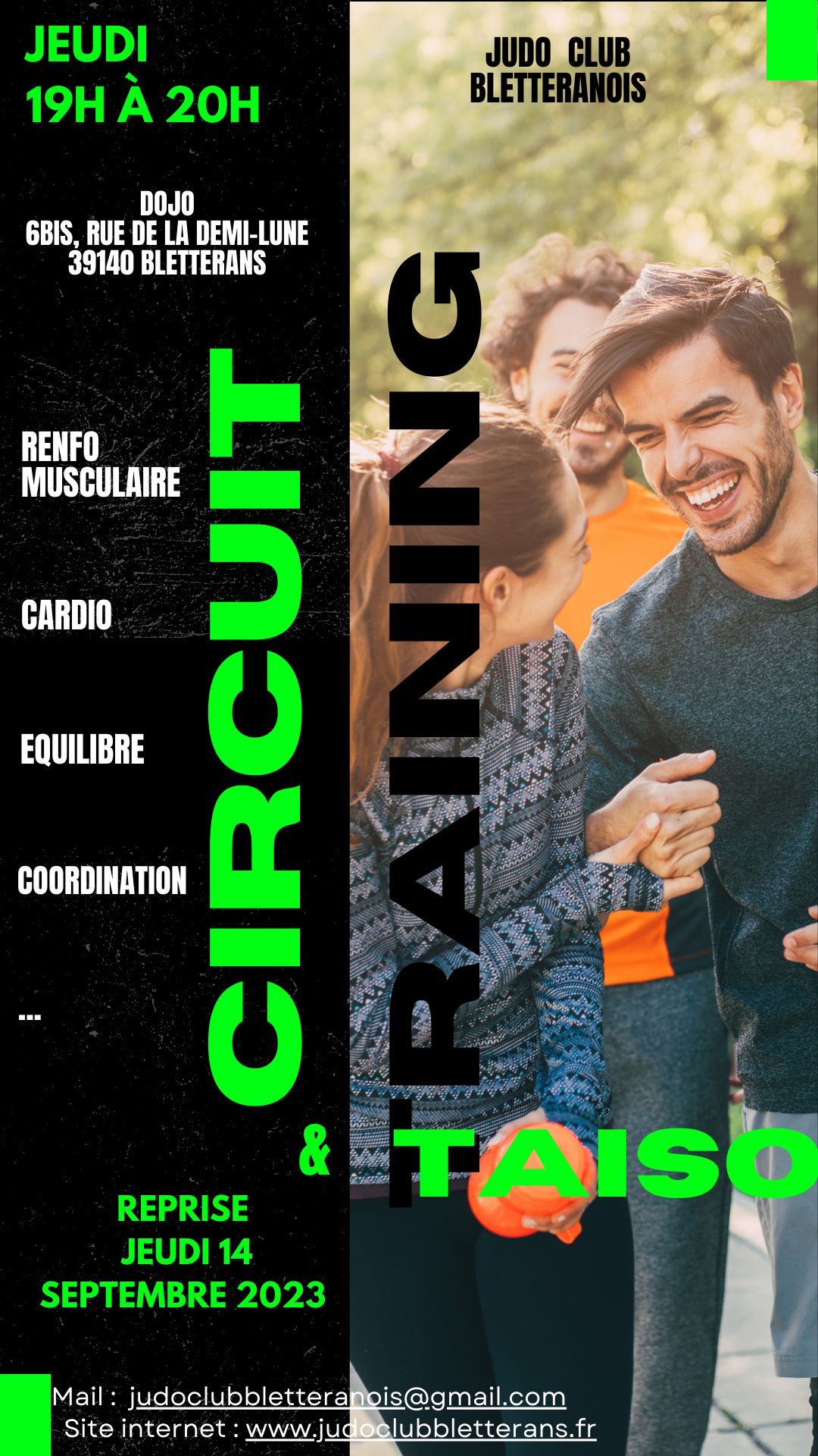 Affiche circui training jcb