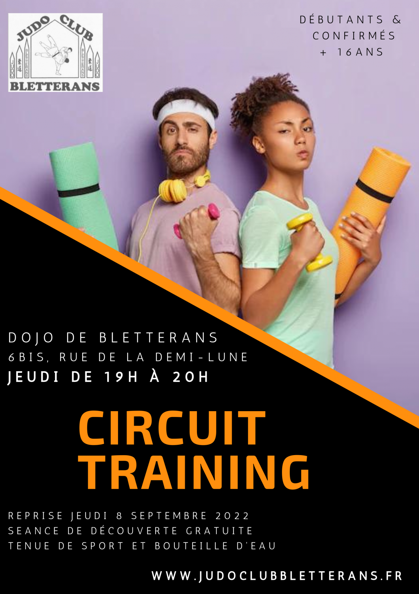 Affiche circuit training jcb